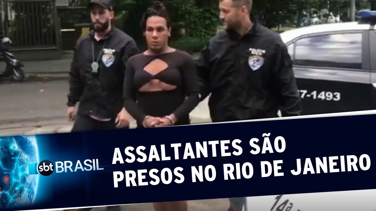 Polícia prende 2 integrantes de quadrilha que praticava assaltos no RJ | SBT Brasil (14/02/20)