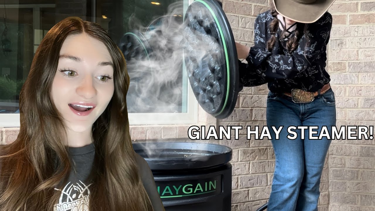 We Got A Giant Hay Steamer! Haygain HG One! AD