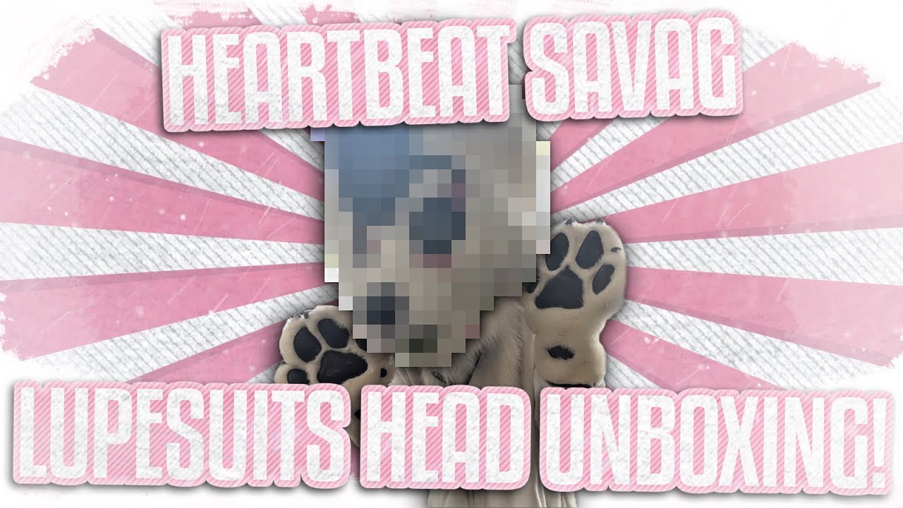 Heartbeat Savag Fursuit Head UNBOXING! [LupeSuits]