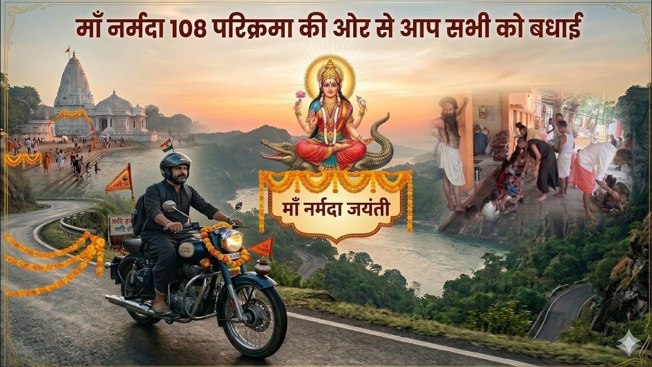 माँ नर्मदा जी  की जन्म जयंती पर आप सभी को बहुत बहुत शुभकामनाएं  हर हर नर्मदे हर 