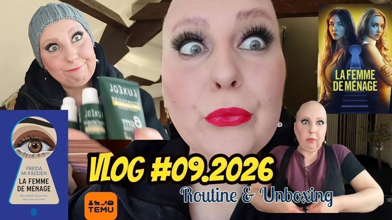 VLOG #09.2026 | Routine Ménage & Maquillage + La Femme de Ménage au Cinéma