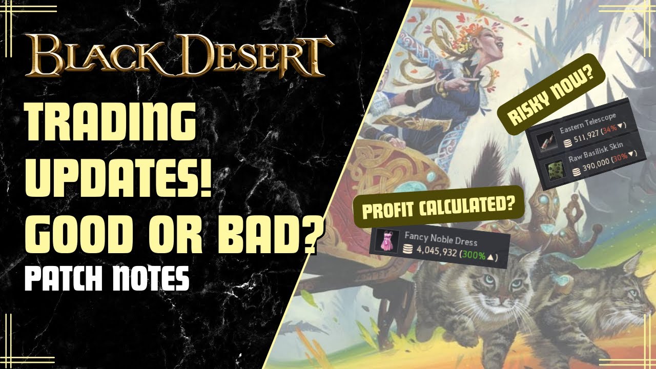 BDO - Trading Updates! Good or Bad? #blackdesertonline #bdo