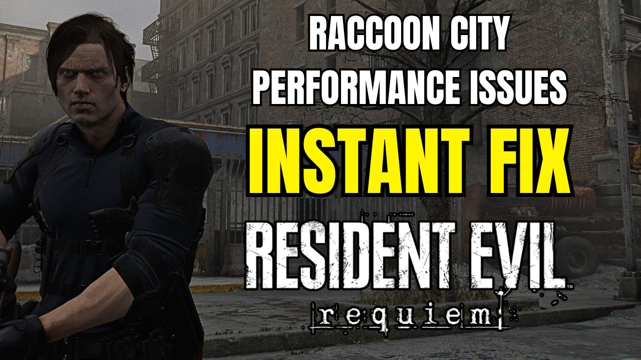 How to fix performance issues in Raccoon City in Resident Evil Requiem