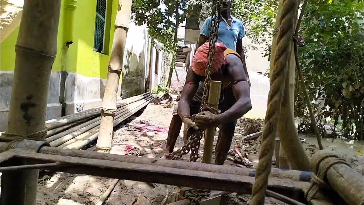 Jainagar submarsebel pump boring and fitting full video 🤗💥🥰#srikantamakal