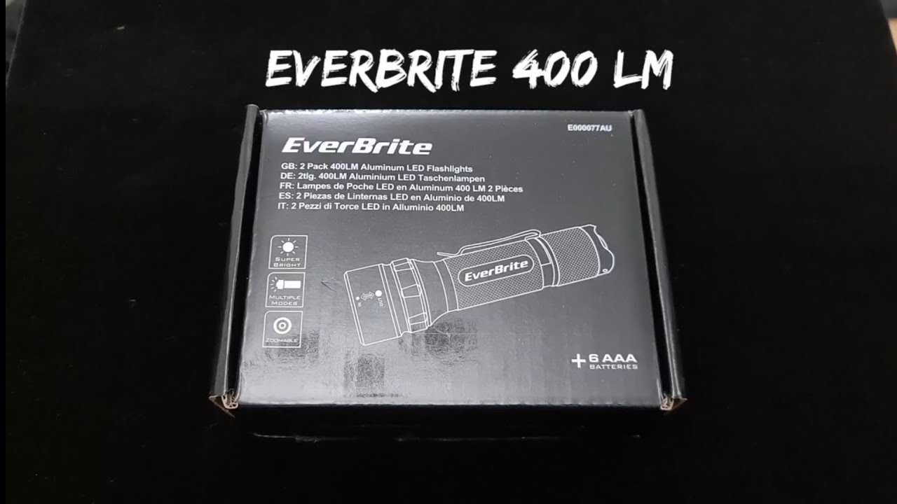 Everbrite 400 Lümen Zumlu El Feneri İncelemesi. Varta A. L. F30 pro ve Solidline ST6 Kıyaslaması.