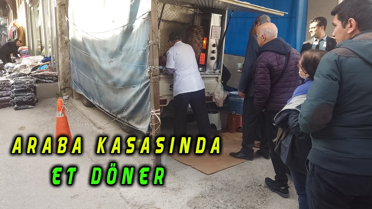 OTOPARKTA 30 TL ET DÖNER YEDİM !! | Sokak Lezzetleri | Bursa Yemek Turu