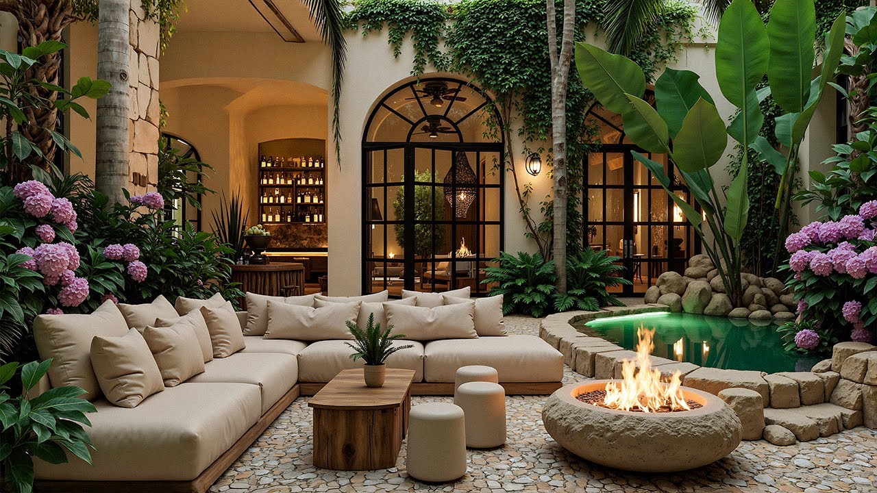 Soft Jazz in a Secluded Garden 🌿 Gentle Jazz & Calm Mood For Chill
