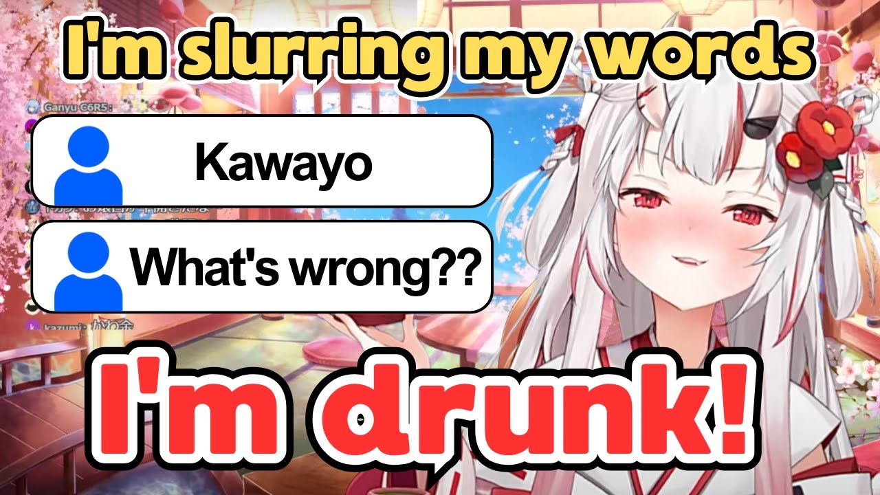 Ayame Who Gets Drunk and Slurs Her Words Is Too Cute[Hololive/EngSub/JpSub]