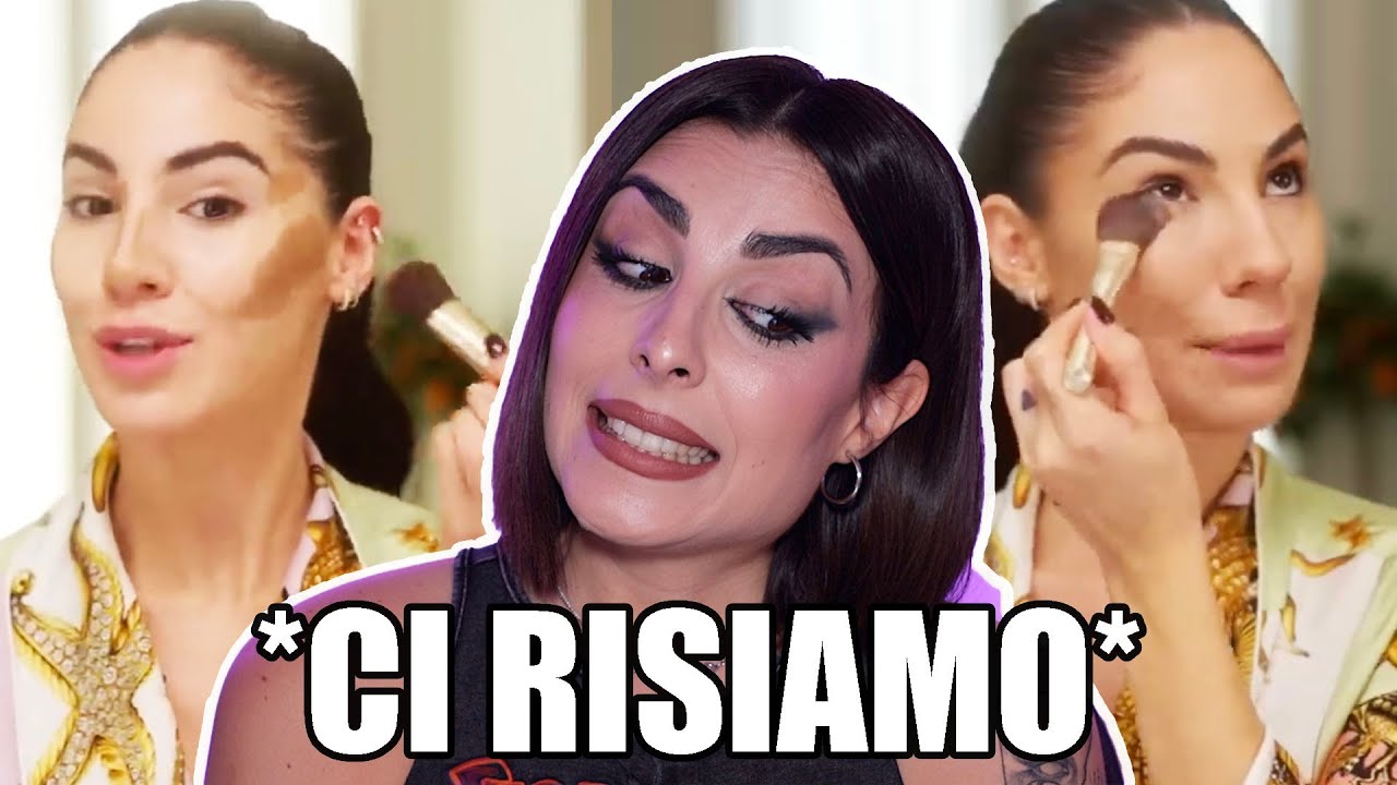 TRUCCATRICE REAGISCE AL TUTORIAL DI GIULIA DE LELLIS || AMBRA JESS