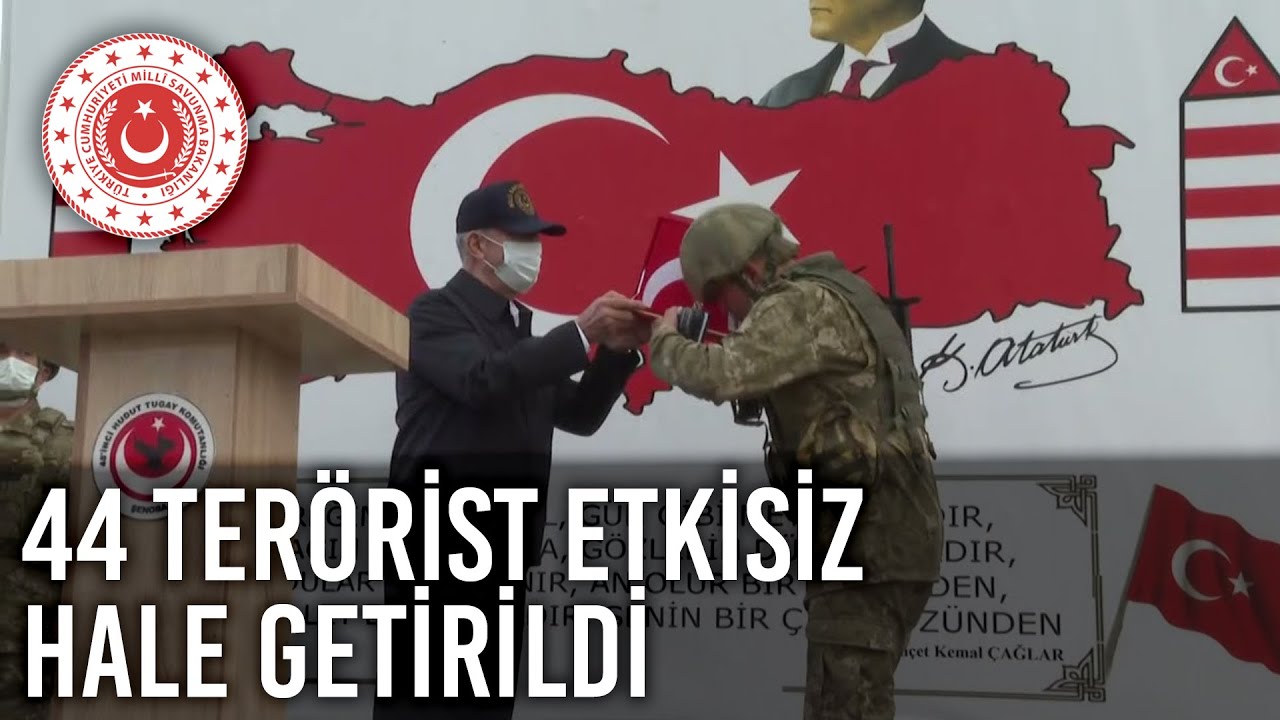 Bakan Akar, Biliç Tepe Üs Bölgesinde Konuştu: “Şu Ana Kadar 44 Terörist Etkisiz Hâle Getirildi”