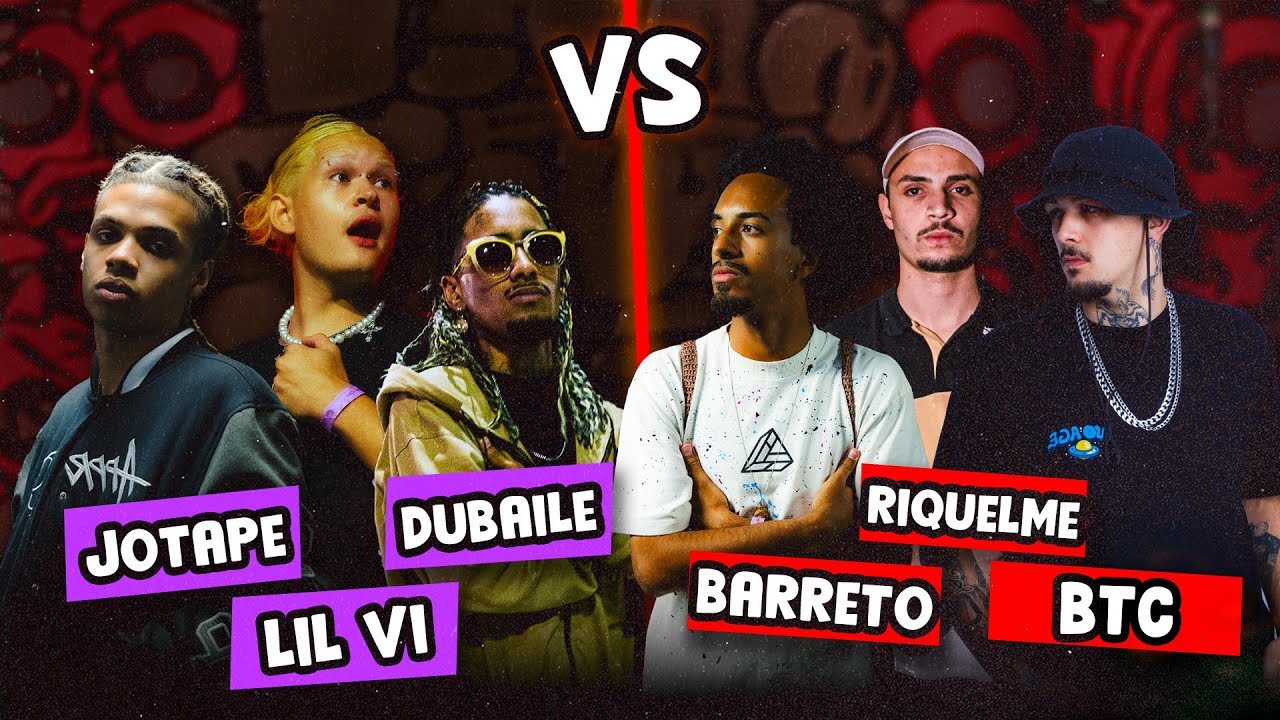(RIMA DE VERDADE!!!🔥) JOTAPE, LIL VI e DUBAILE x BARRETO, BTC e RIQUELME | FINAL | NORTE CLANDESTINA