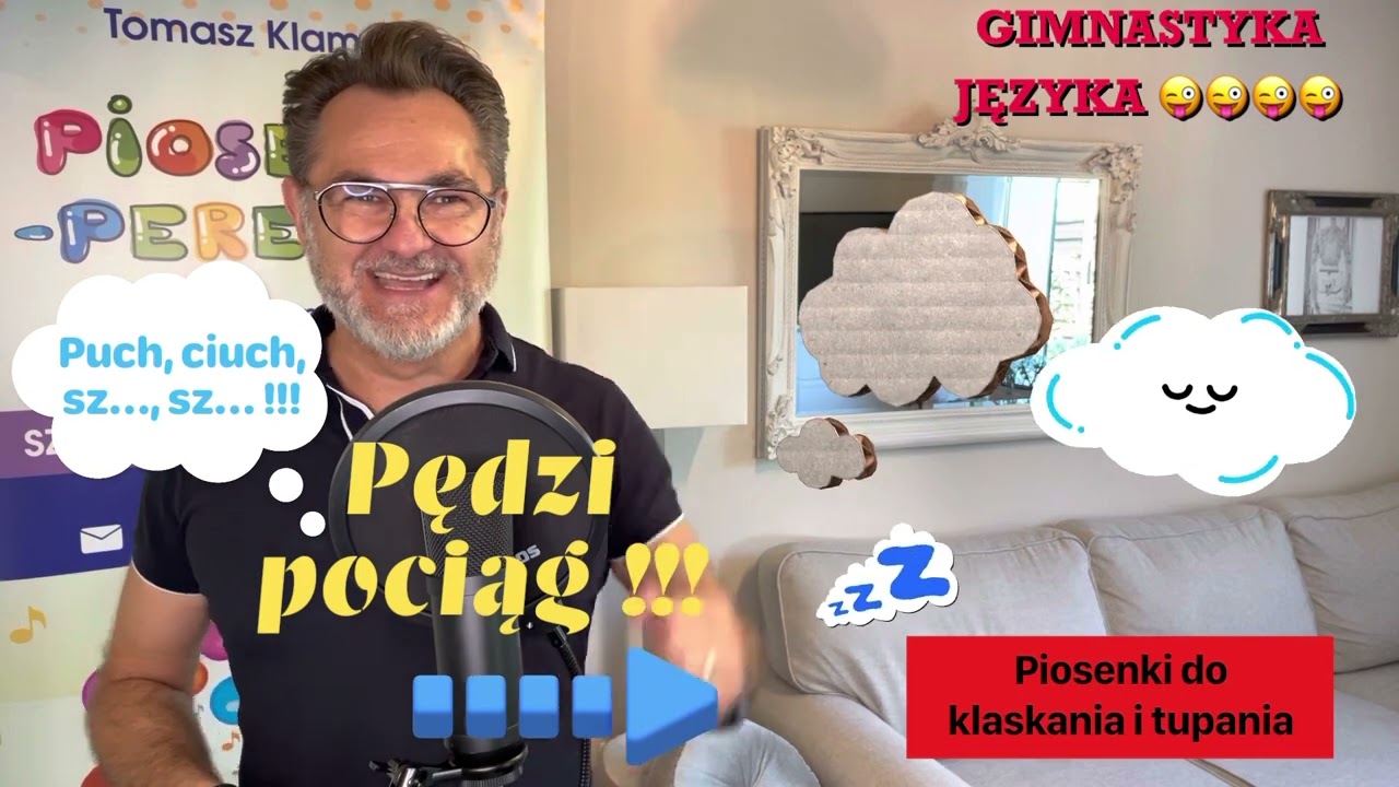 Pędzi pociąg ———