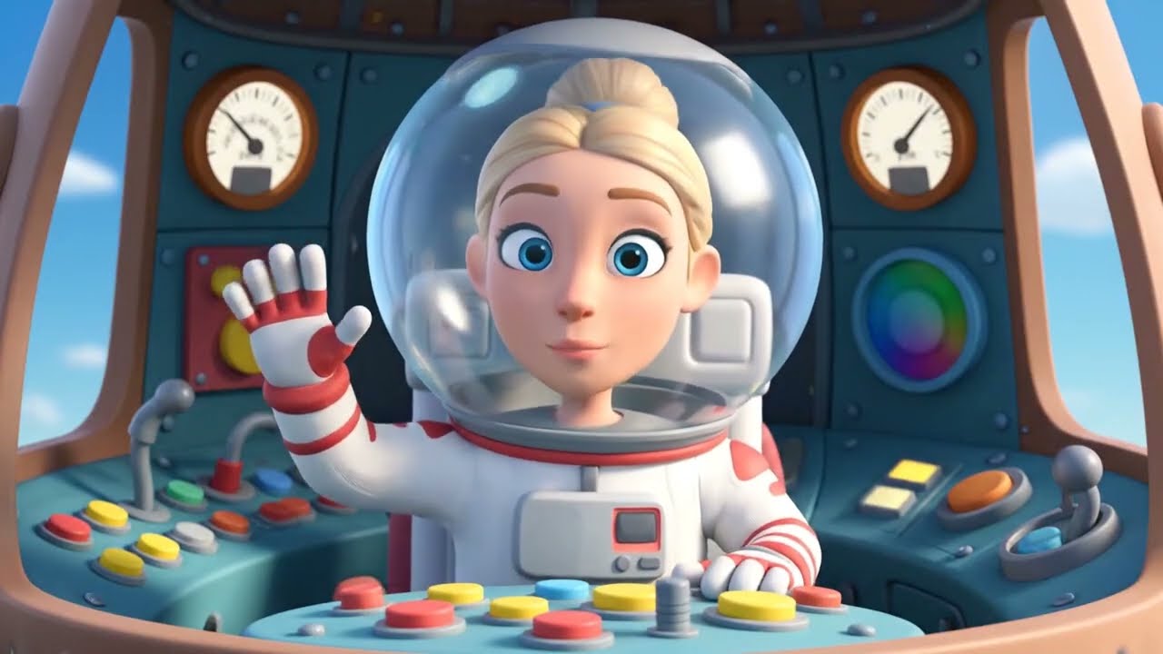 Zoom Zoom Rocket | nursery rhyme | #kidssongs  #rhymes #cartoon #nurseryrhymes 