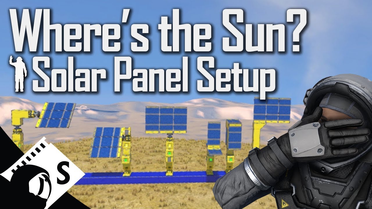 Space Engineers Tutorial: Solar Panel Tests with Scripts (tips, testing, tutorials for survival)