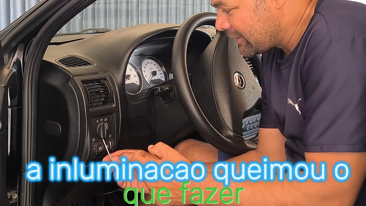 como trocar a iluminação da chave de farol do Astra