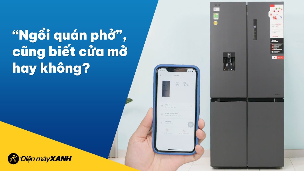 Tủ lạnh Toshiba Inverter 509 lít: có ứng dụng điều khiển từ xa (GR-RF605WI-PMV-MG) • Điện máy XANH
