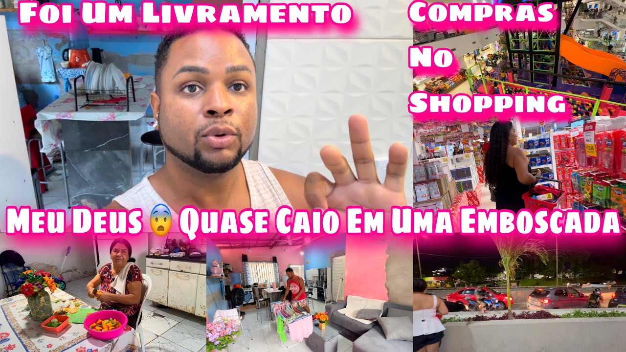 FOI UM LIVRAMENTO/QUASE CAÍ EM UMA EMBOSCADA/COMPRAS NO SHOPPING COM MAMÃE/A COZINHA ALAGOU TODA