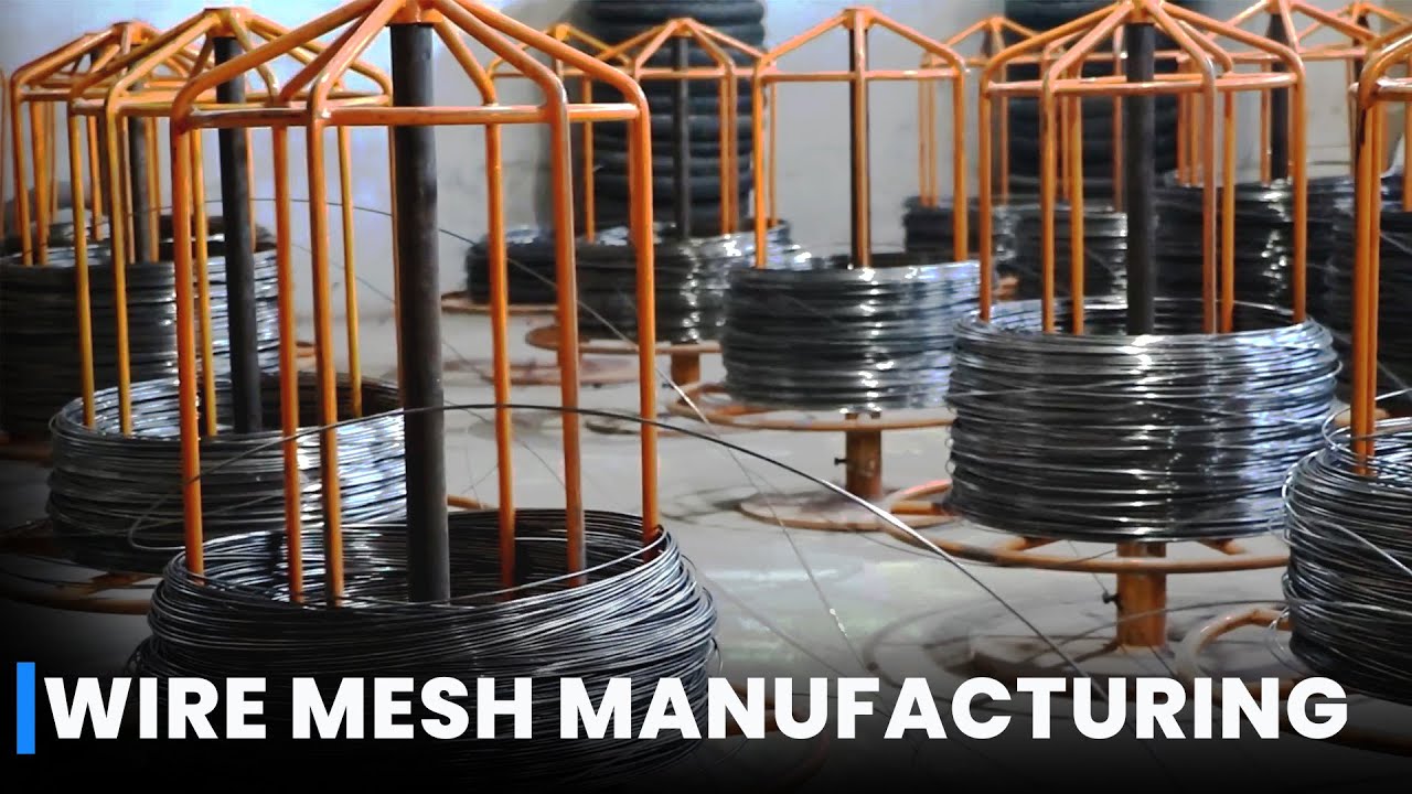 How Wire Mesh is Made | Wire Mesh Welding Factory | Unbox Factory | Real Voice