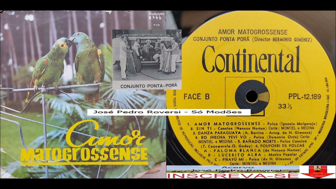 Conjunto Ponta Porã - Amor Matogrossense - (Polca)