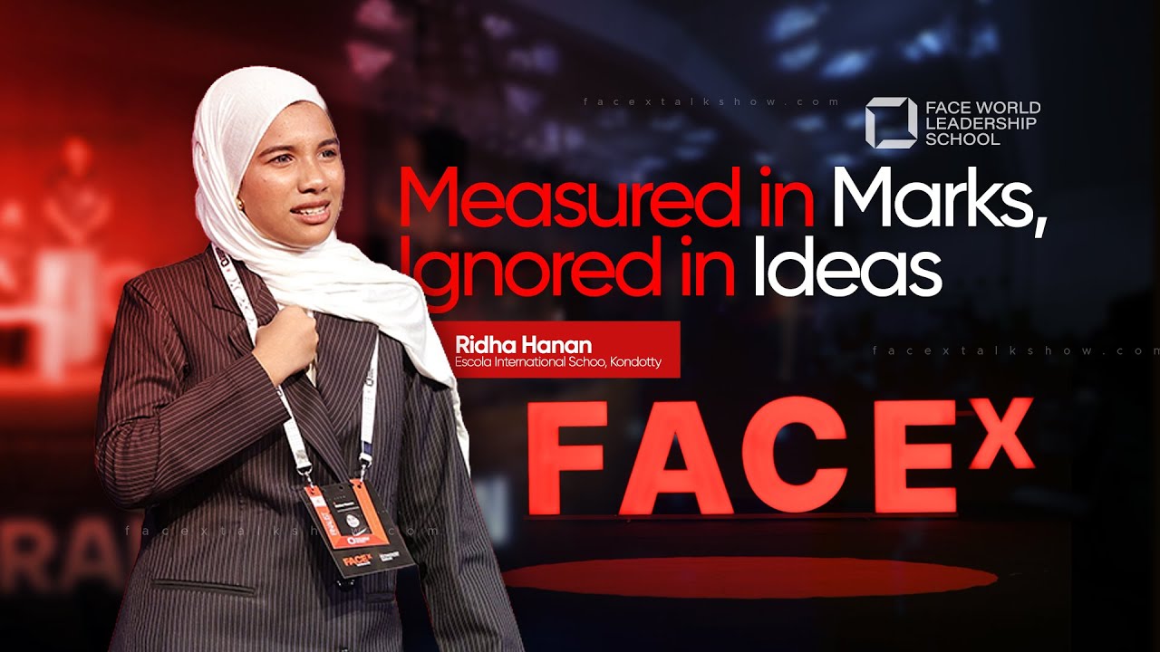 Measured in Marks, Ignored in Ideas | FaceX Talk show 3.0 | 🎙️Ridha Hanan