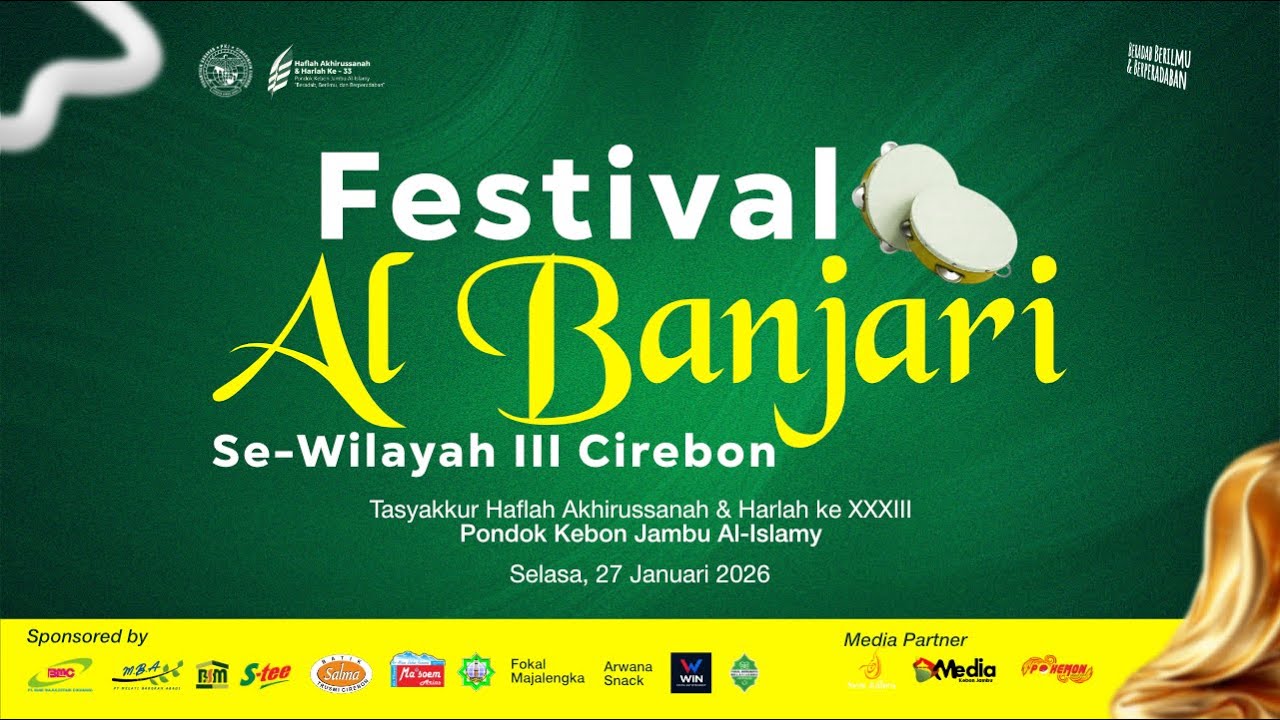 🔴 [LIVE] FESTIVAL AL-BANJARI SE-WILAYAH III CIREBON