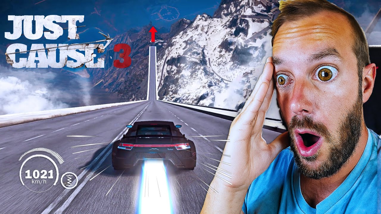 Je SAUTE depuis la plus HAUTE rampe du MONDE sur JUST CAUSE 3 !