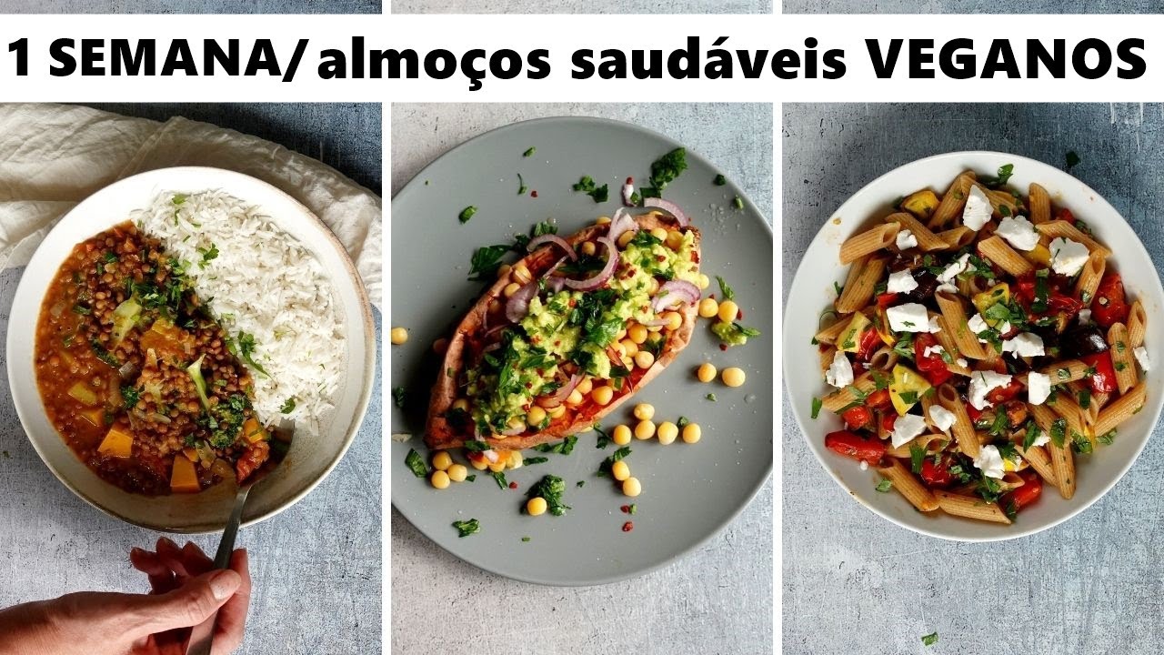 5 IDEIAS DELICIOSAS SEM CARNE / almoços ou jantares saudáveis e veganos