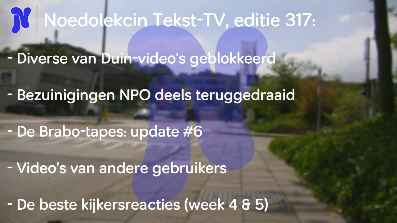 Noedolekcin Tekst-TV editie 317