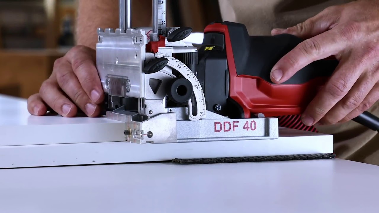 Mafell DDF 40 domino galga de posicionamiento