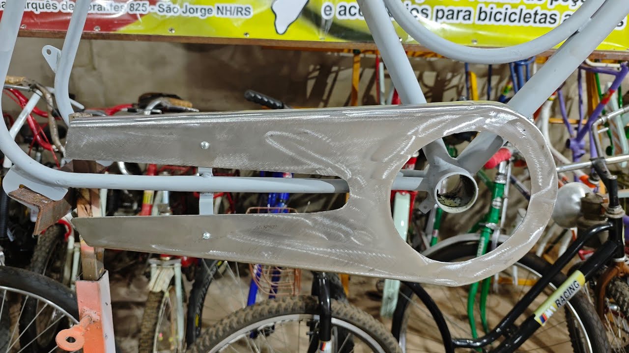 Fiz o cobre correndo duplo da bicicleta 85