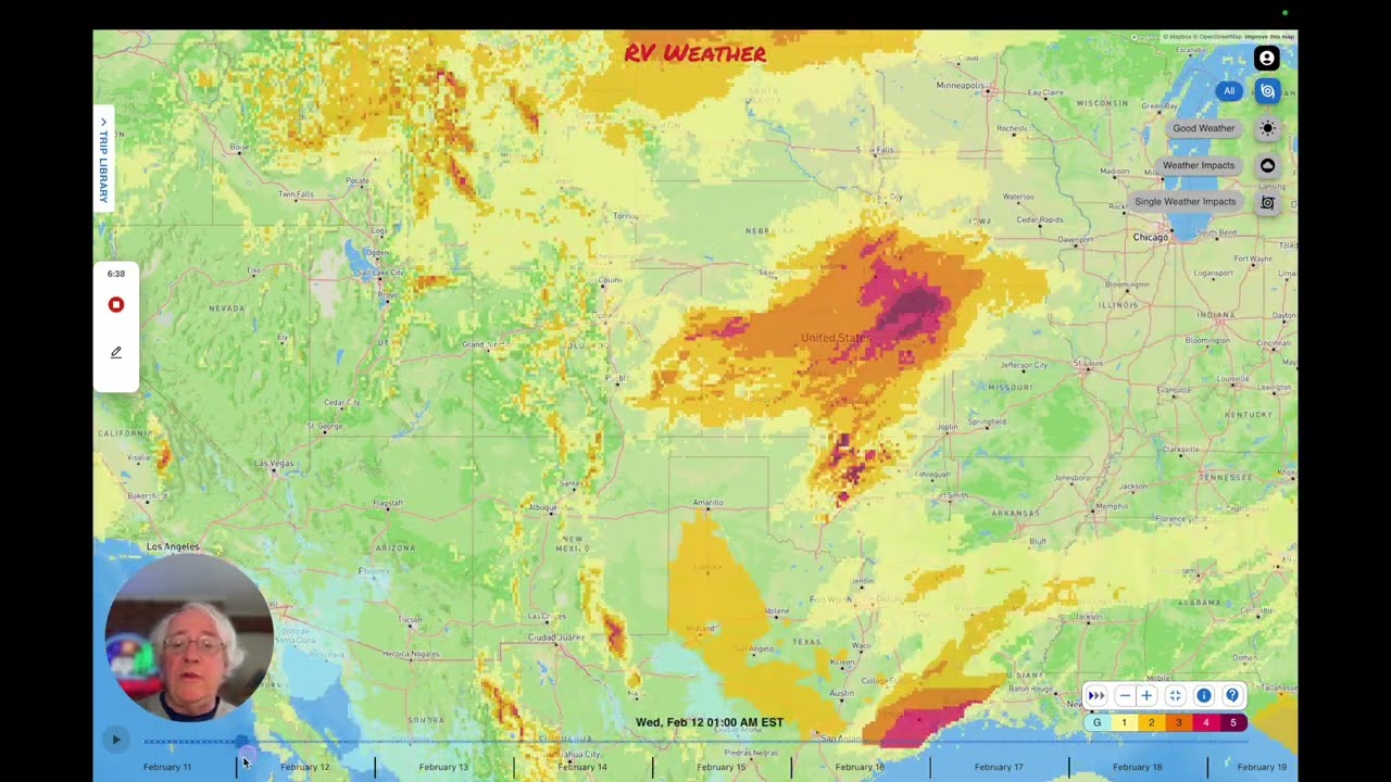 RV Weather Laptop new interface preview