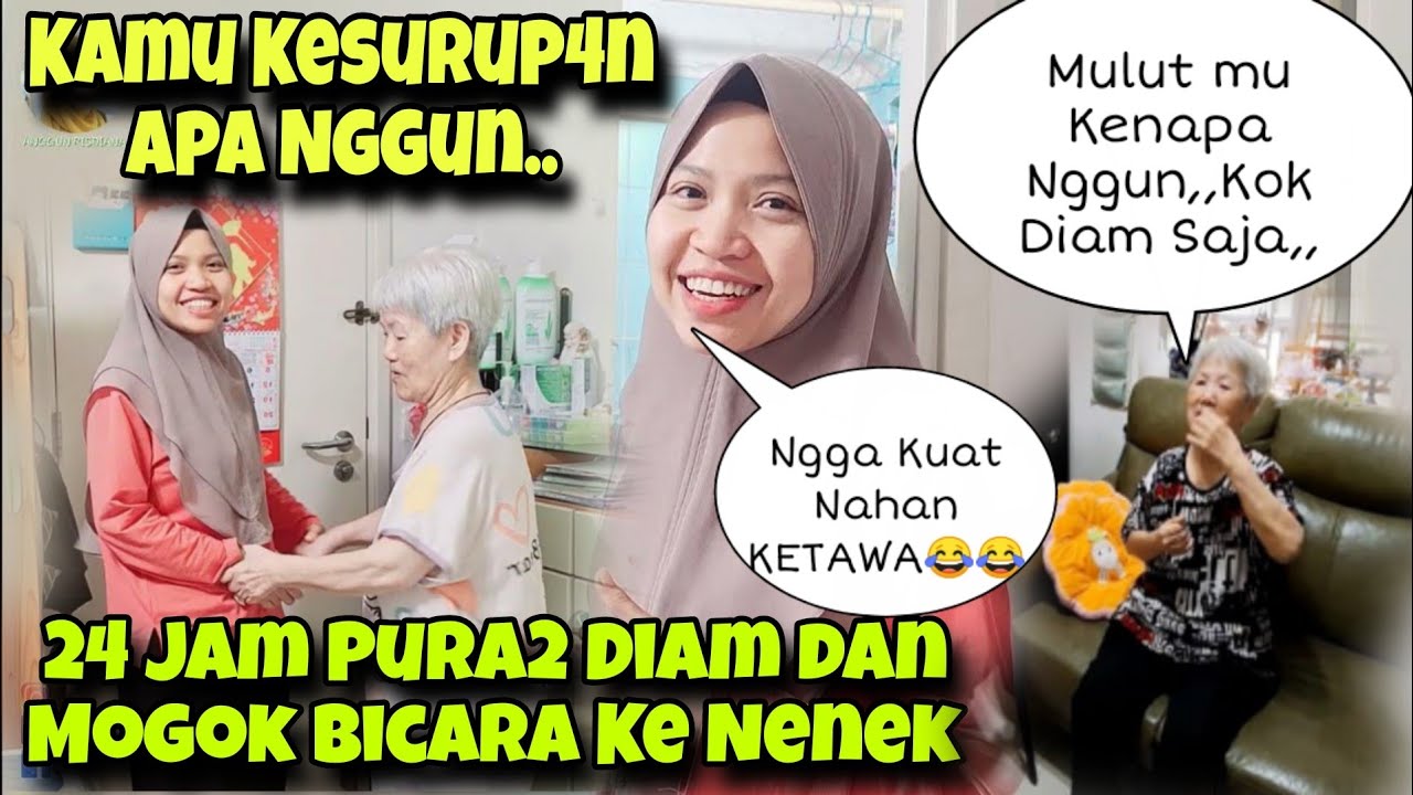 NGGA TEGA‼️MAJIKAN MOHON2 KE TKW UNTUK BICARA‼️SEHARIAN PURA2 MOGOK BICARA KE NENEK,24 JAM DIAM
