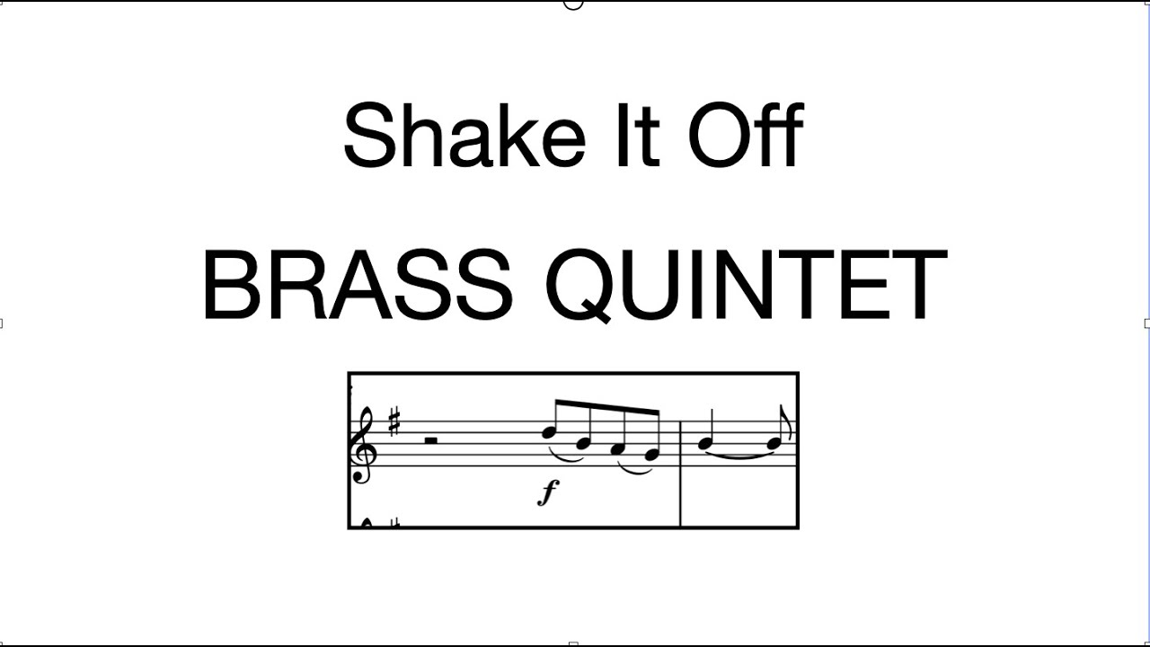 Shake it Off (brass quintet)