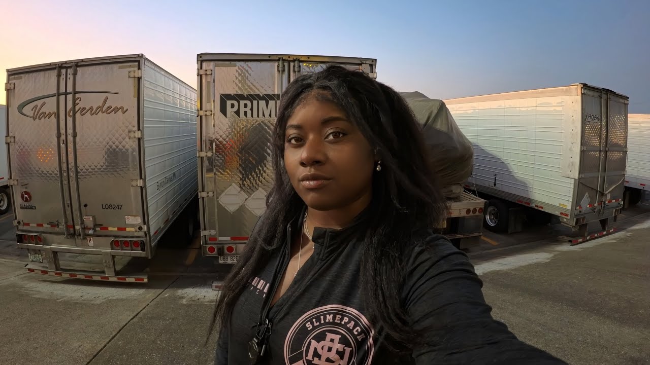 GUYS THINK IM A LOT LIZARD? CHALLENGING DAY IN TRUCKING! 