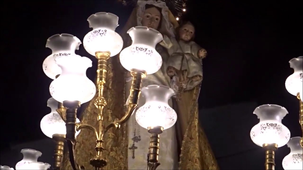 Canticos en la Procesión de la Virgen del Rosario - Galera Granada - 2018