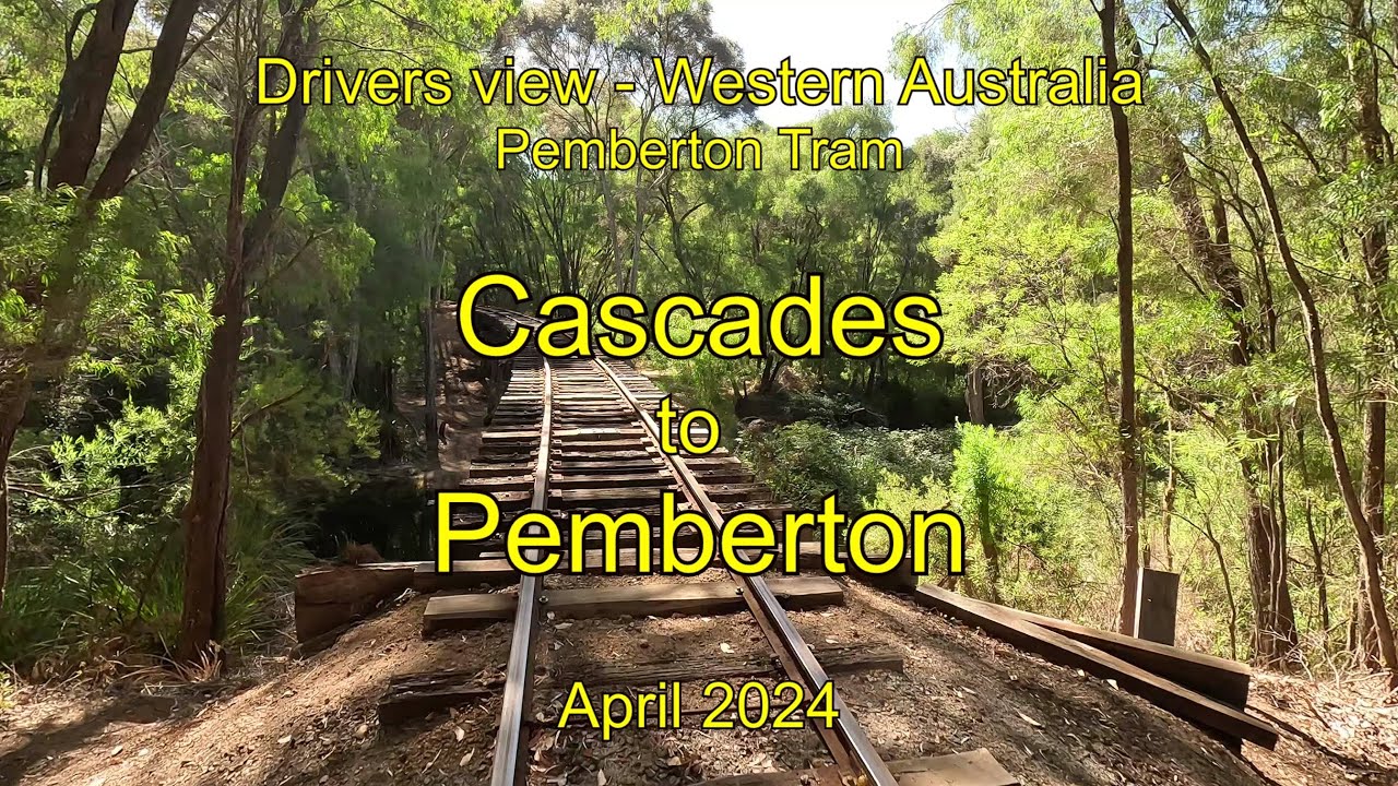 Drivers view WA, Cascades to Pemberton, Apr 2024