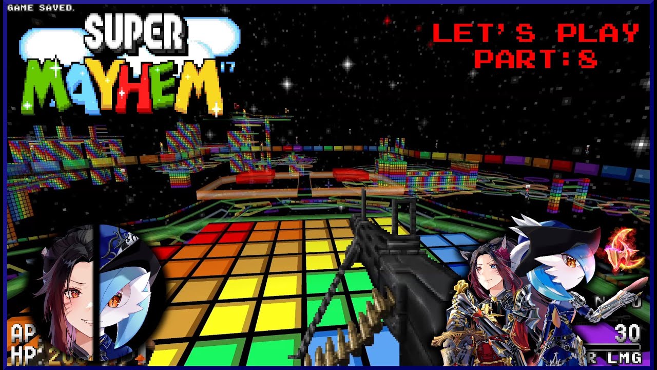 Let's Play Super Mayham 17 & Terrorist Neoatomized (Doom Mods) 08: Raiding Rainbow Road