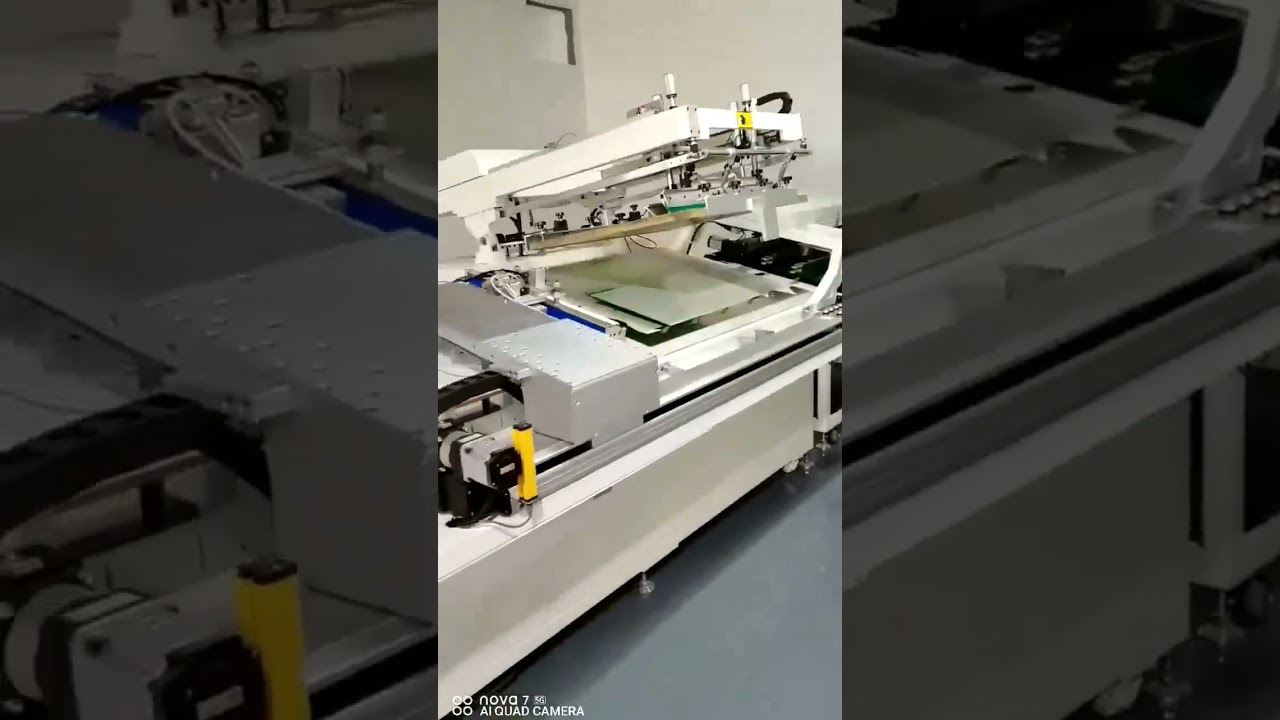 Decal paper screen printing line automatic type printing machine