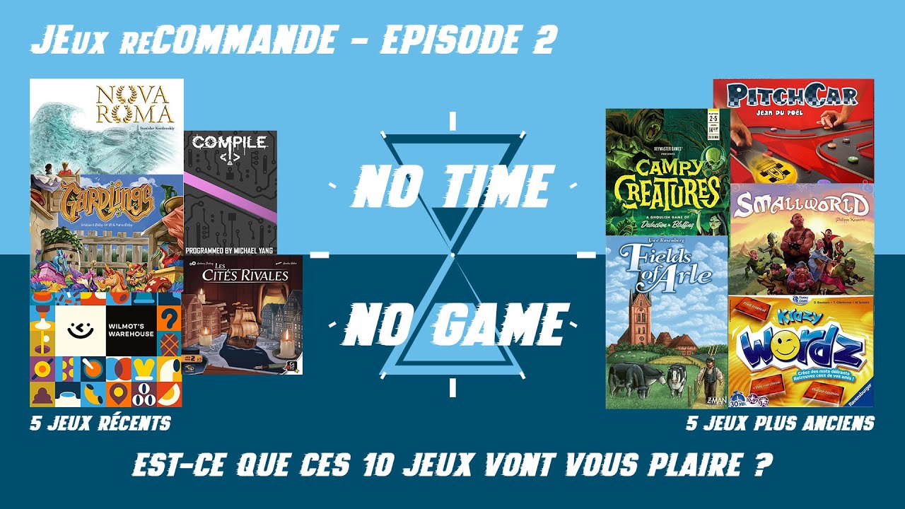 JEux reCommande - Episode 2 (une petite sélection de mes jeux préférés)