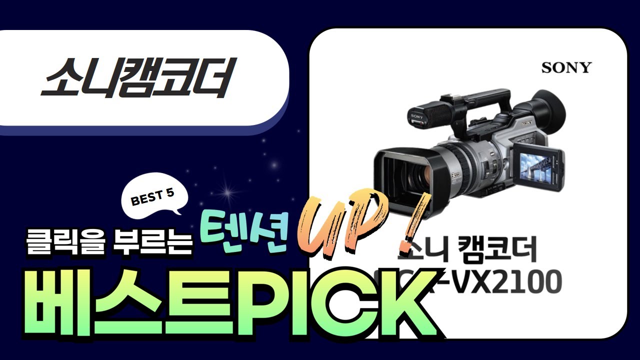 소니 캠코더 꿀조합! (GP-VPT1, AX43A, VX2100) 4K 영상 완벽 정복!