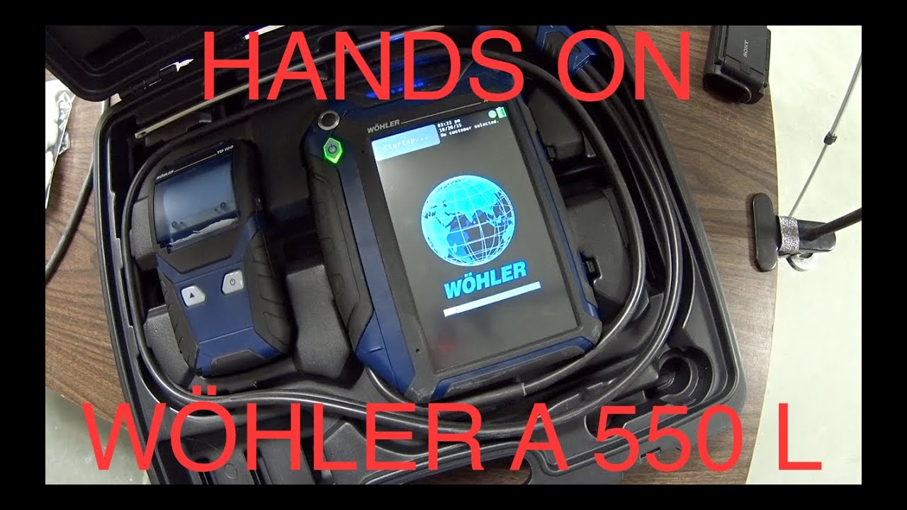 HVAC Tools: Wöhler A 550 L Combustion Analyzer Hands On