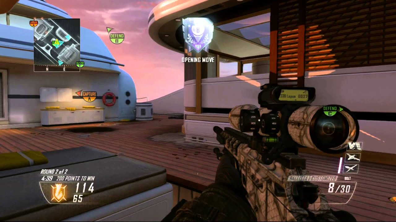 【COD:BO2】DOMでスナイパー使ってみた!!! ~Quadfeedきた~!52キル19デス~