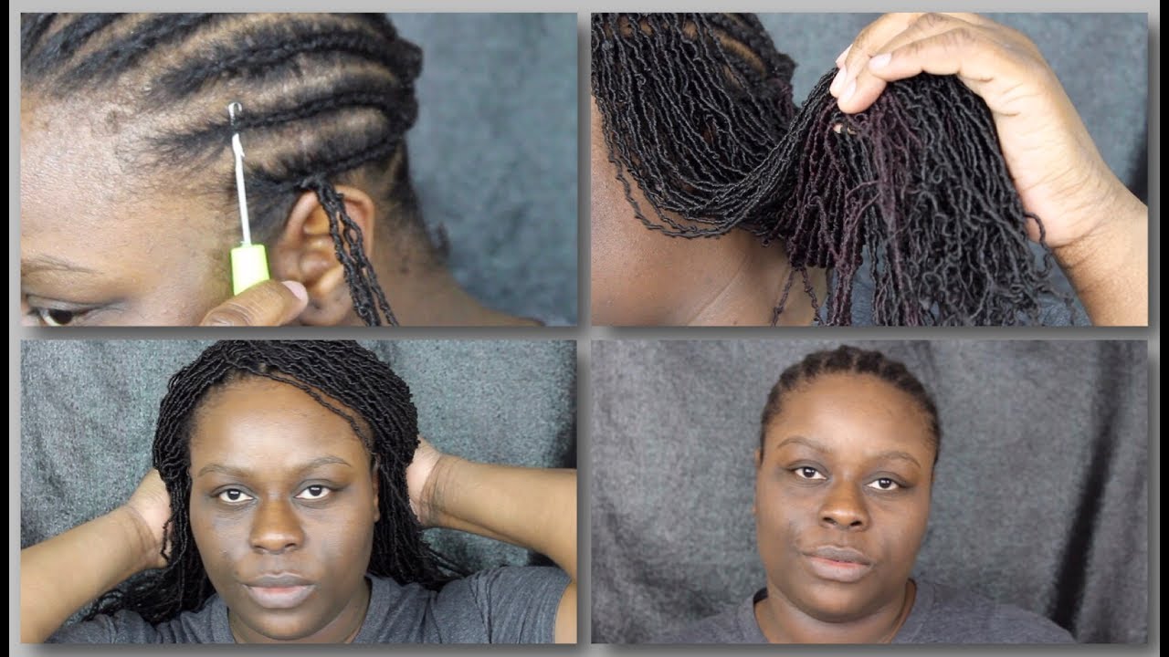 Watch Me Install My Micro Locs | Bobbi Boss Synthetic Hair Crochet | Teka Gordon