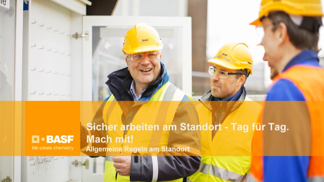 Sicher arbeiten am Standort – Tag für Tag:  Allgemeine Regeln am Standort