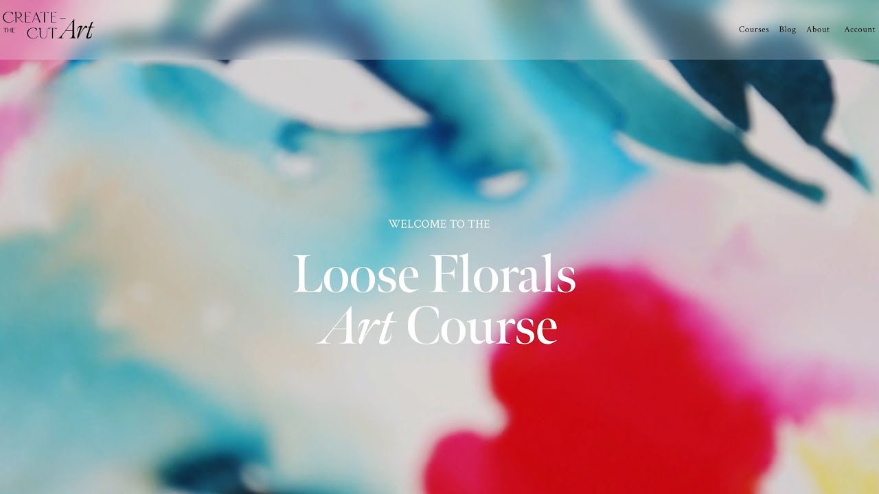 Inside the Loose Florals Art Course