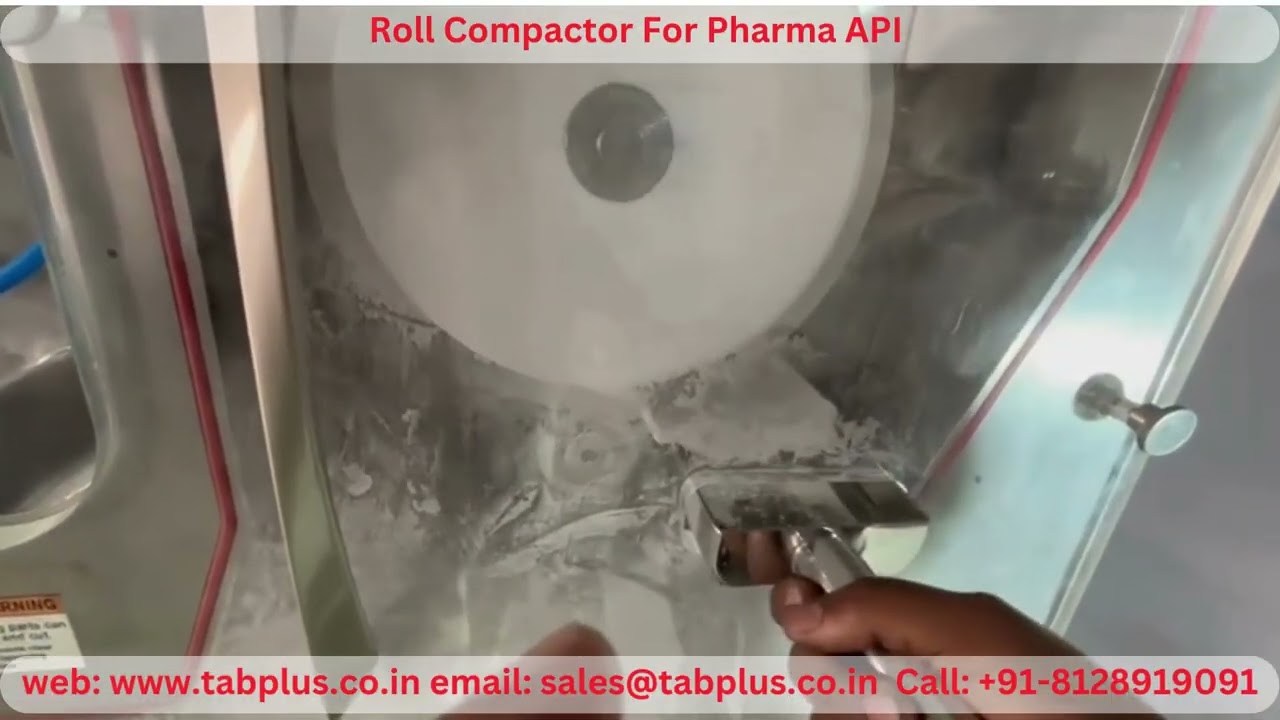 Roll Compactor For Pharma API