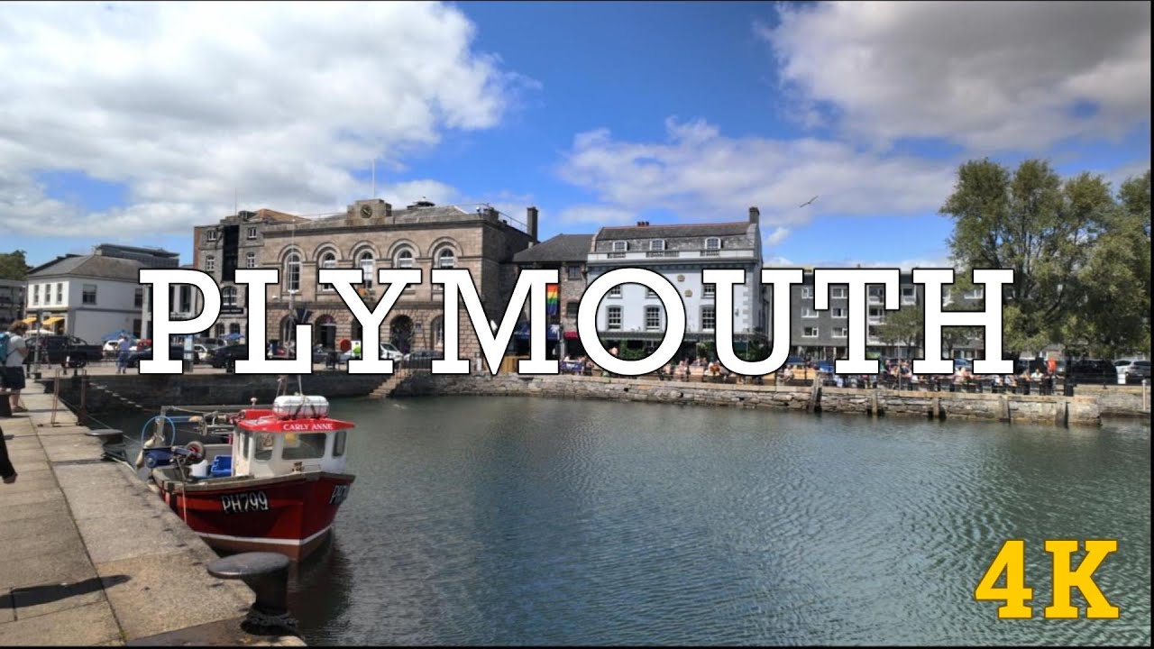 Plymouth Walk : Fall in Love with This Charming City in Stunning 4K
