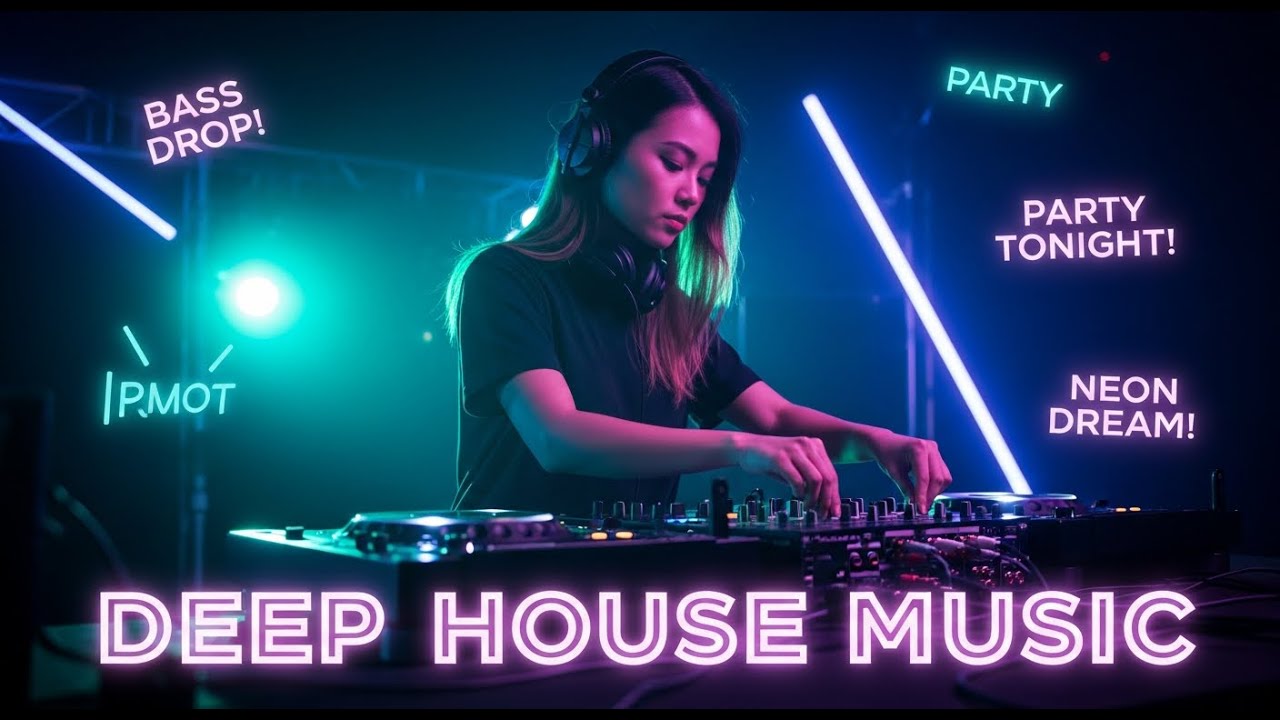 Deep House Music Late Night Drive 🎧 Deep Bass and Urban Atmosphere