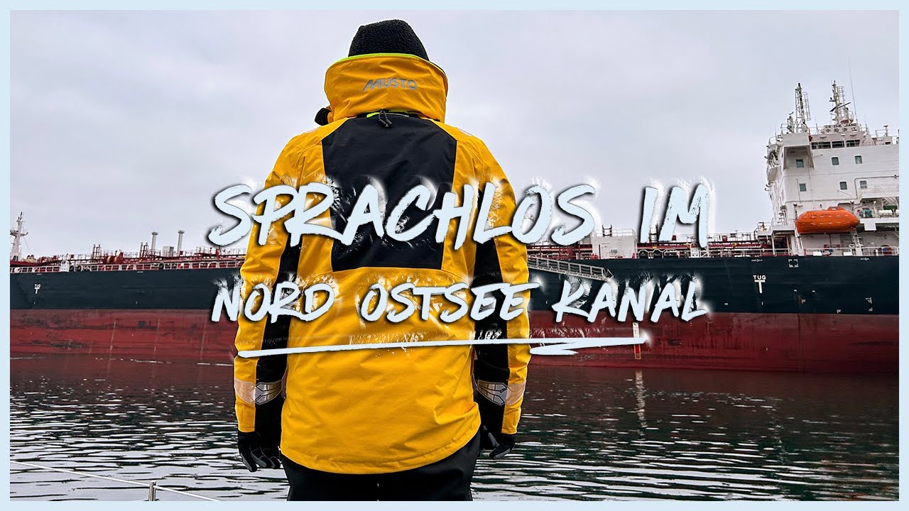 SPRACHLOS im NOK (NORD-OSTSEE-KANAL) | Das ERSTE Mal SCHLEUSEN und dann mit einem 180m LANGEM SCHIFF