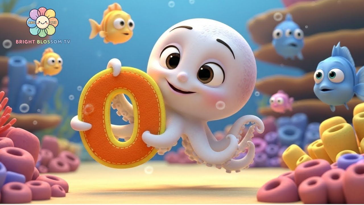 Learn Letter O | O for Octopus 🐙 | ABC Learning for Toddlers